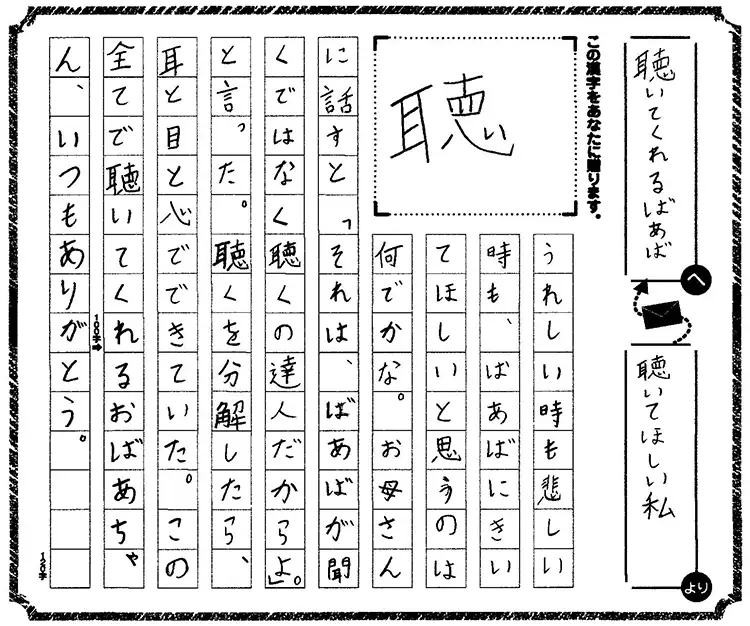 小学生部門 日本漢字能力検定協会賞 受賞作品