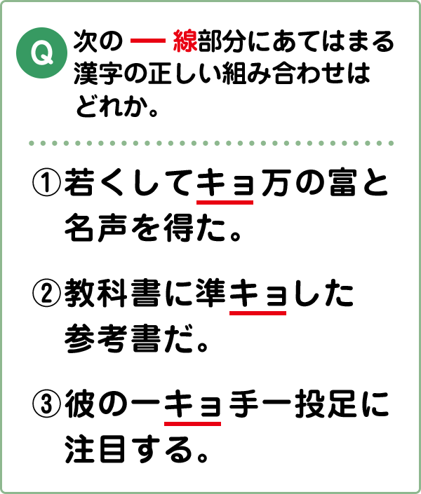 難易度2 同音・同訓異字① | こんな間違い、していませんか？漢字の