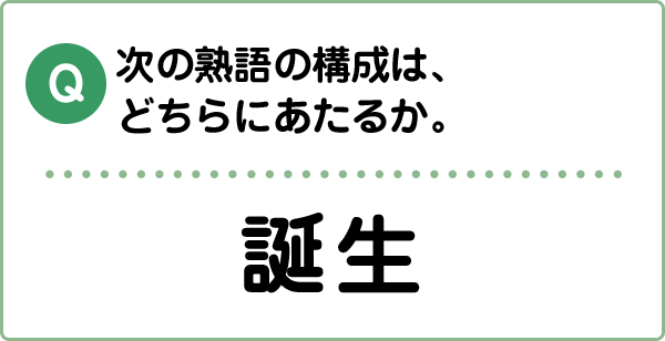 難易度1 熟語の構成 こんな間違い していませんか 漢字の問題にチャレンジ 日本漢字能力検定